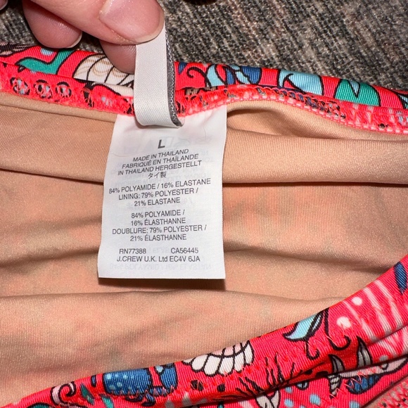 J. Crew NWOT printed Monterey strappy bikini top & strappy bikini bottom - Picture 8 of 13